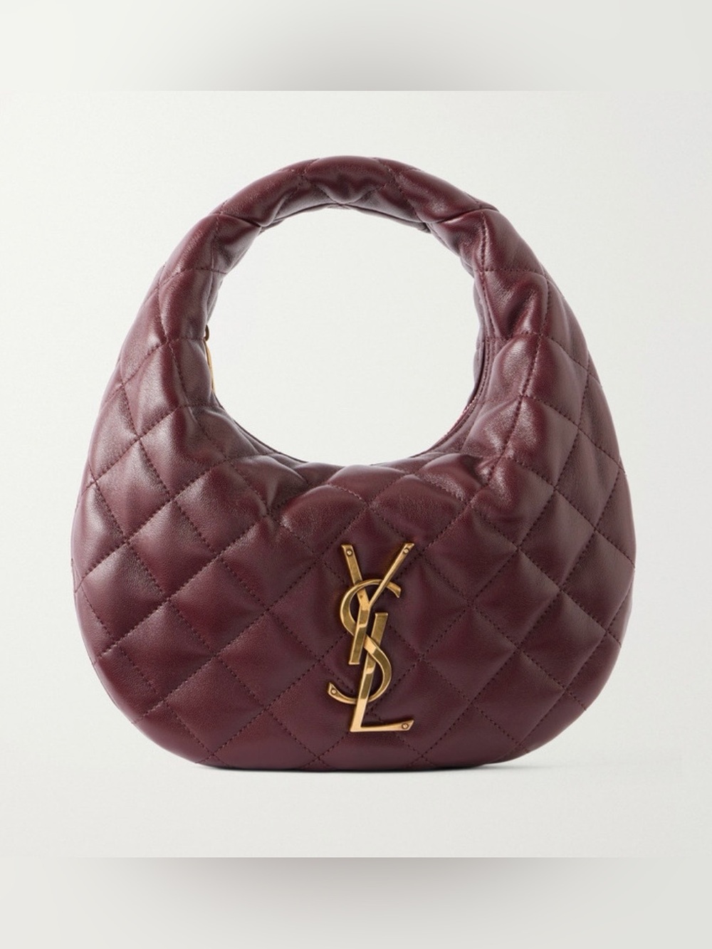 SAINT LAURENT Icarino quilted leather hobo bag Icare small